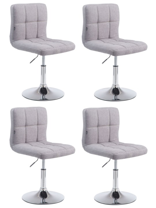 4 kpl Palma Lounger V2 kangas, harmaa 4 kpl Palma Lounger V2 kangas, harmaa