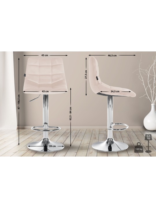 Baarijakkara Jerry Velvet Chrome, beige
