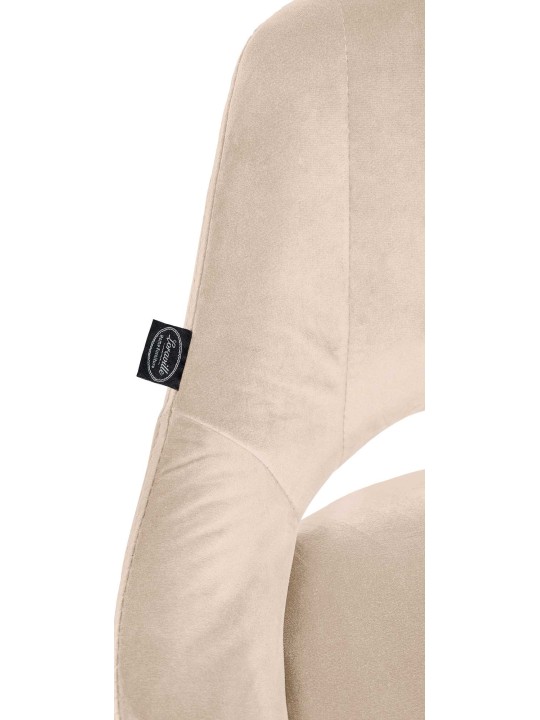 2 baarijakkaran sarja Milet velvet C, kermanvärinen 2 baarijakkaran sarja Milet velvet C, kermanvärinen