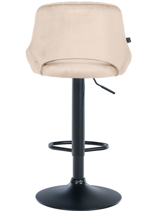 2 baarijakkaran sarja Milet velvet B, kermanvärinen 2 baarijakkaran sarja Milet velvet B, kermanvärinen