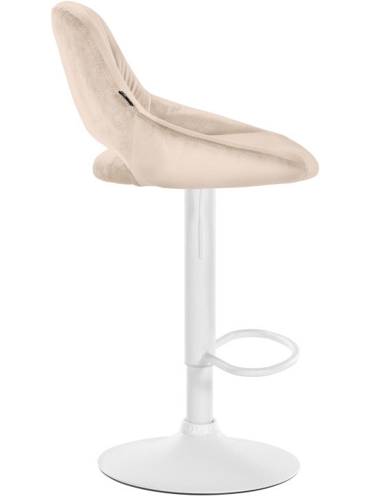 2 baarituolia Milet velvet W, kermanvärinen 2 baarituolia Milet velvet W, kermanvärinen