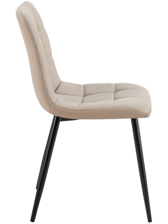 4 ruokatuolin setti Antibes tekonahka, taupe