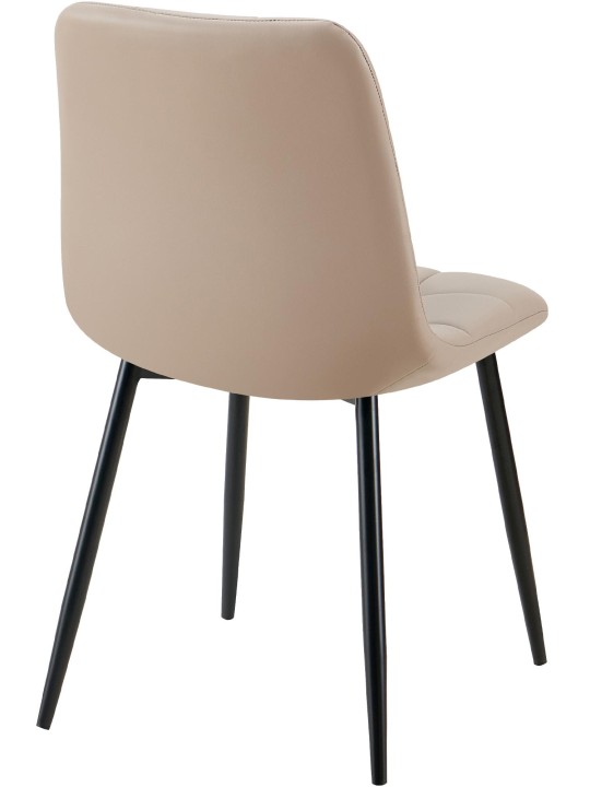 Ruokapöydän tuoli Antibes tekonahka, taupe