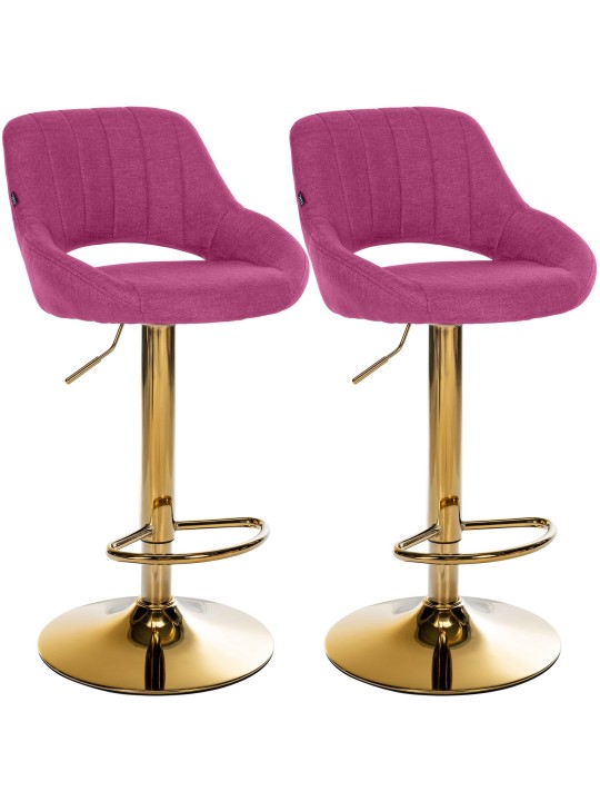 2 baarituolin setti Milet kangas G, violetti