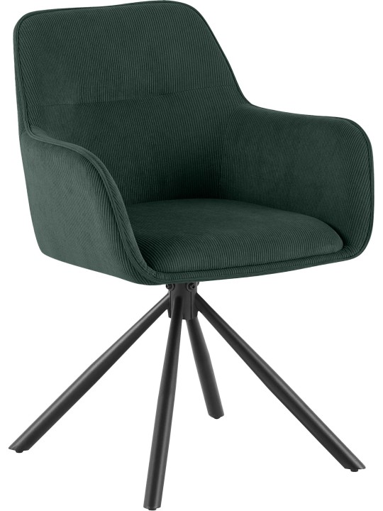 Tuoli Tipton Cord, vihreä