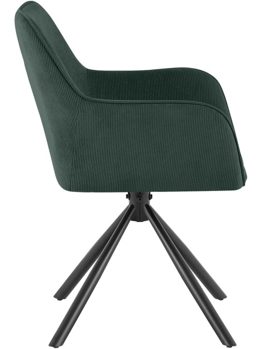 Tuoli Tipton Cord, vihreä
