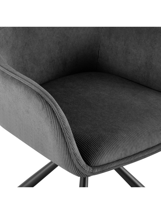 Tuoli Tipton Cord, harmaa