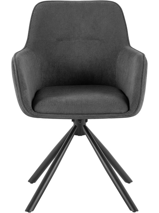Tuoli Tipton Cord, harmaa