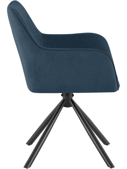 Tuoli Tipton Cord, sininen