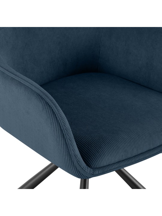 Tuoli Tipton Cord, sininen