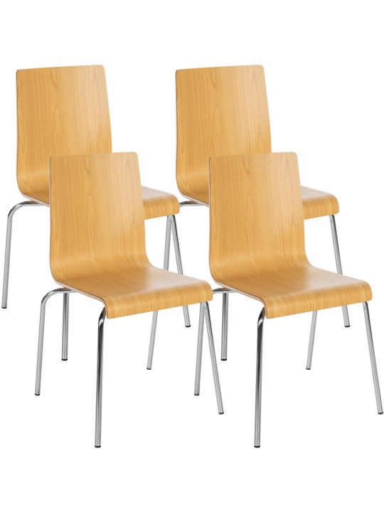 4 vierailutuolin setti Gahanna, luonnonväri 4 vierailutuolin setti Gahanna, luonnonväri