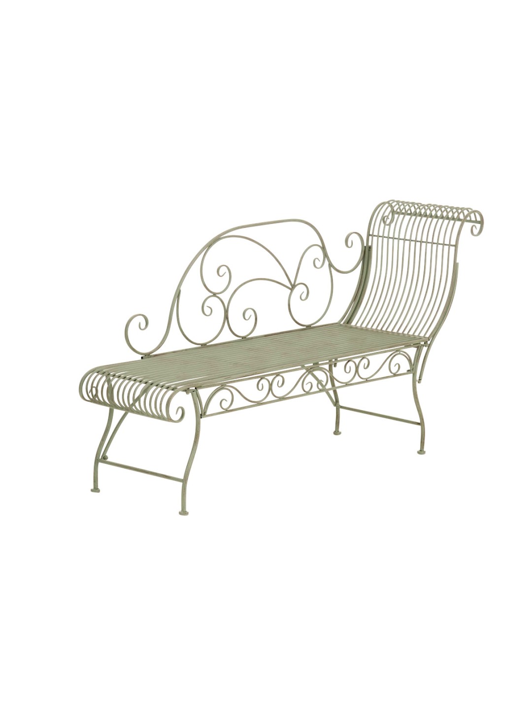 Puutarhapenkki Karma, antiikkivihreä