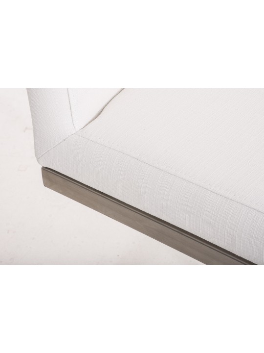 Baarijakkara Paros-kangas, valkoinen