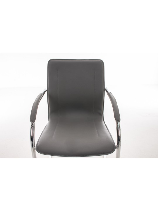 Melina vierailijatuoli, harmaa