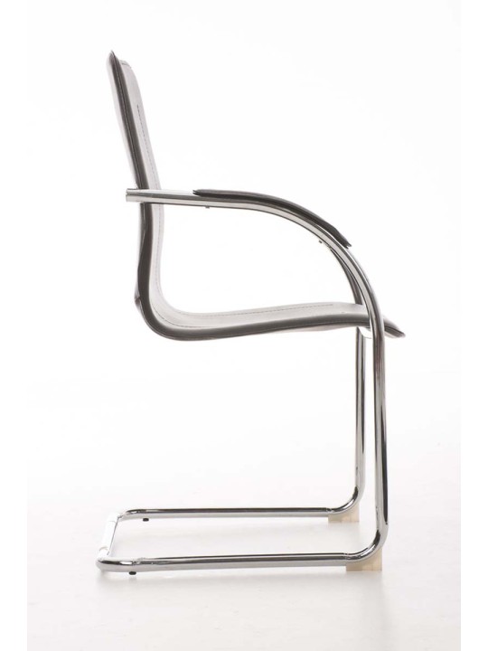 Melina vierailijatuoli, harmaa