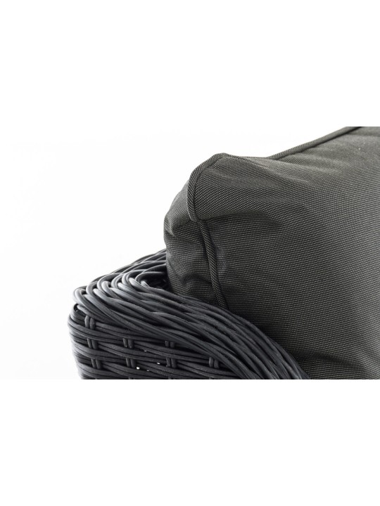 Breno-nojatuoli, sisältäen antrasiittia, musta