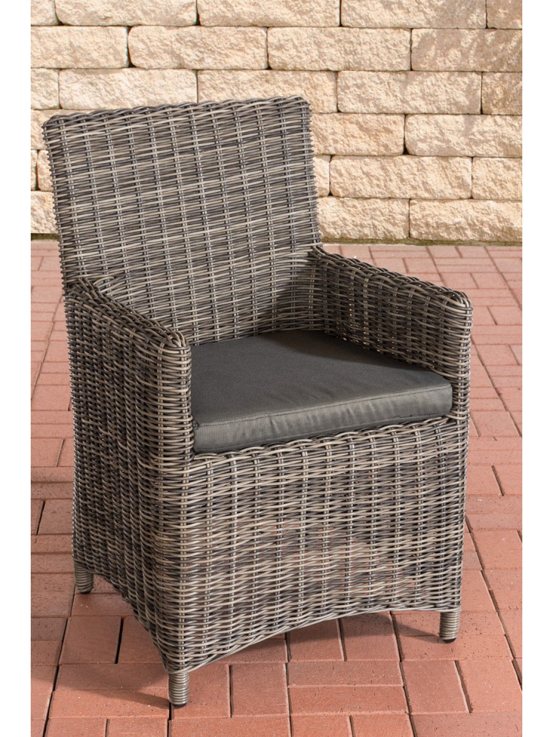 Tuoli Fontana / Sankt Marlo antrasiitti 5mm, harmaakuvioinen