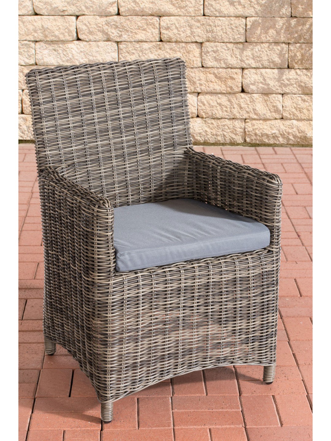 Tuoli Fontana / Sankt Marlo raudanharmaa 5mm, harmaakuvioinen