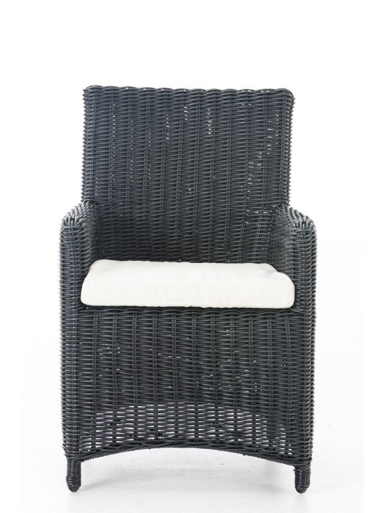 Tuoli Fontana / Saint Marlo Cream 5mm, musta