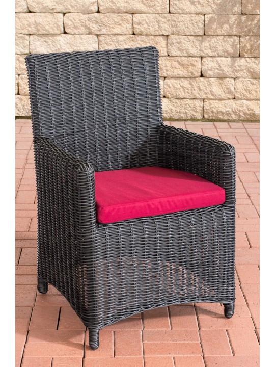 Tuoli Fontana / Sankt Marlo rubiininpunainen 5mm, musta