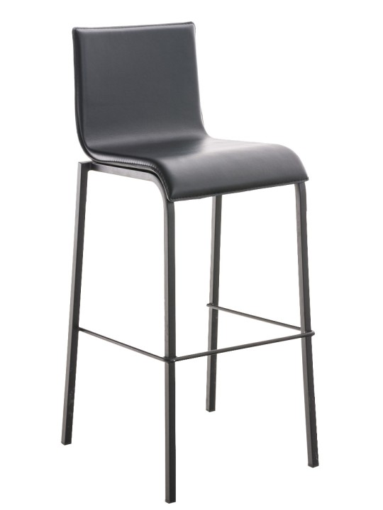 Baarijakkara Avola nahkainen litteä B78, musta