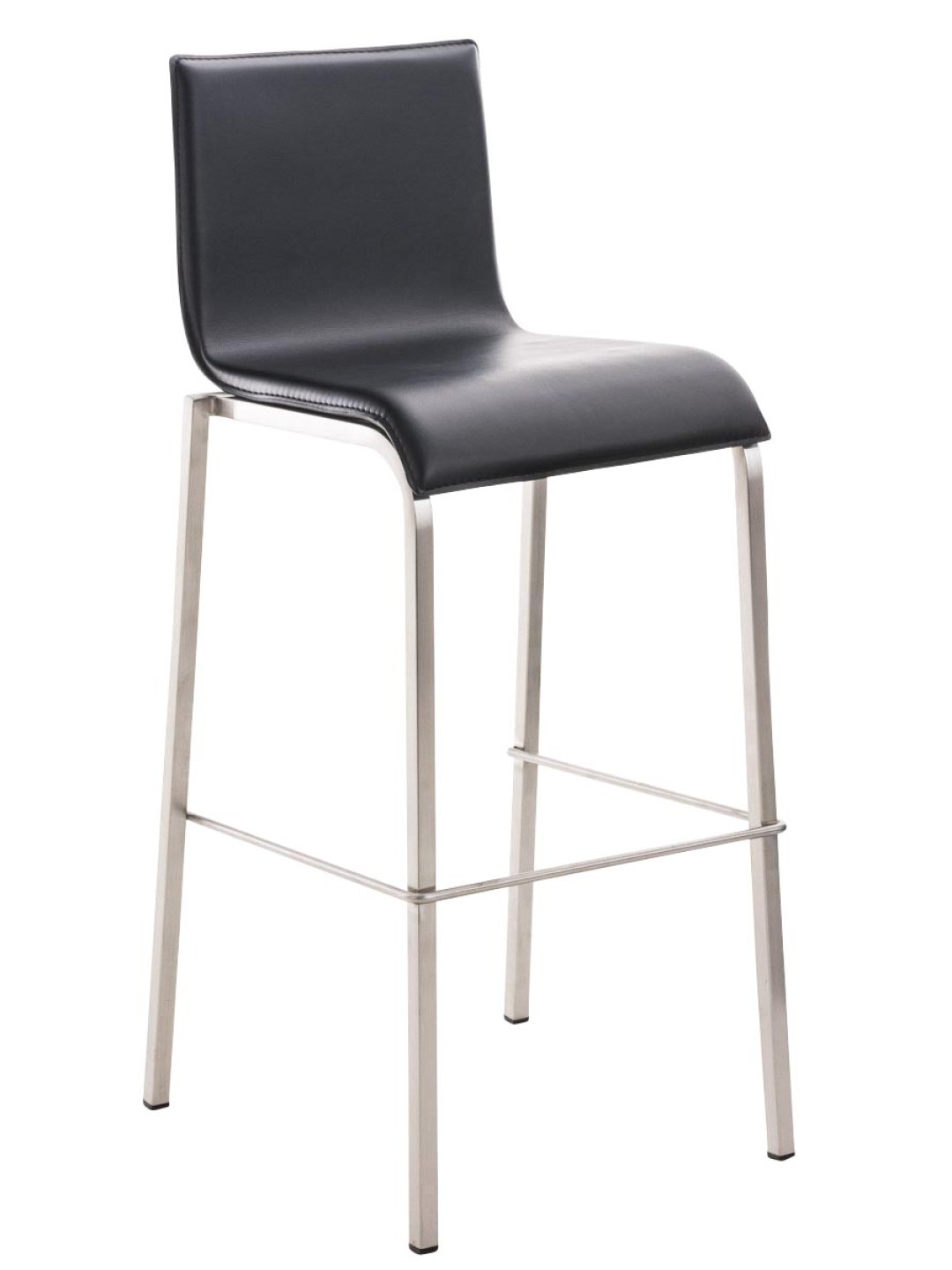 Baarijakkara Avola nahkainen litteä E78, musta