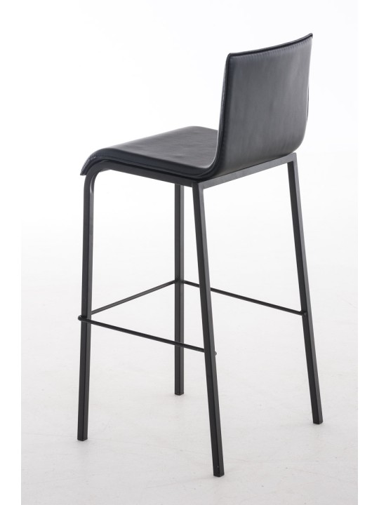 Baarijakkara Avola nahkainen litteä B78, musta