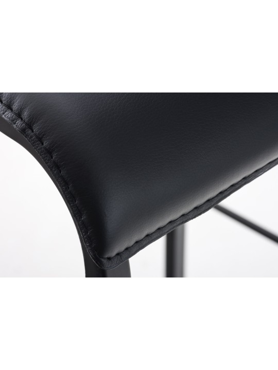 Baarijakkara Avola nahkainen litteä B78, musta