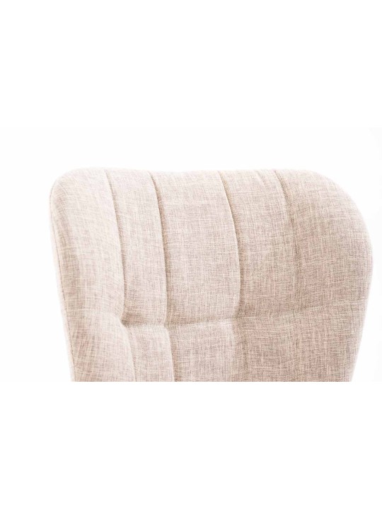 Tuoli Elda luonnollinen kangas, kermanvärinen