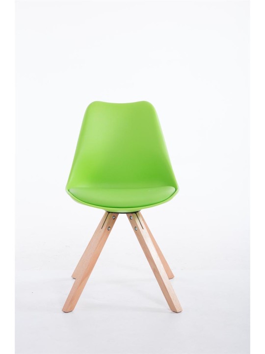 Toulouse Natura Squaren vierailijatuoli, vihreä