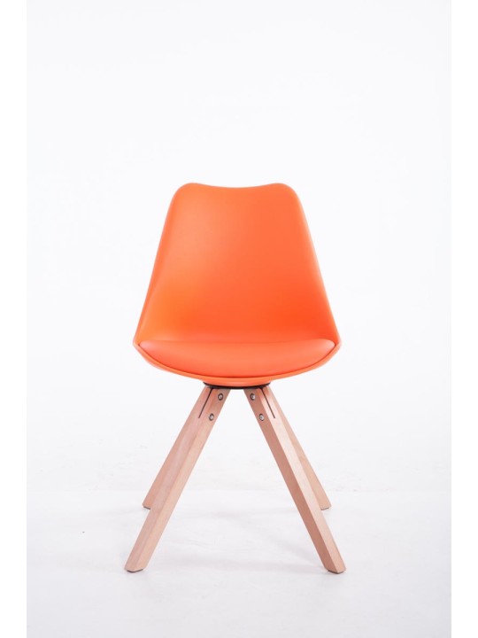 Toulouse Natura Squaren vierailijatuoli, oranssi