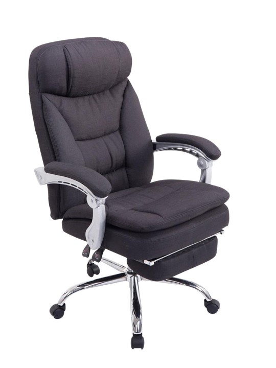 XL-työtuoli Troy kangas, musta