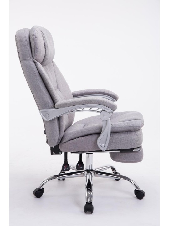 XL-työtuoli Troy kangas, harmaa