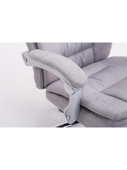 XL-työtuoli Troy kangas, harmaa