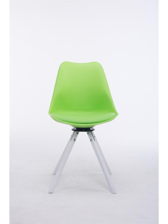 Vierailijatuoli Troyes kääntyvä pyöreä, vihreä