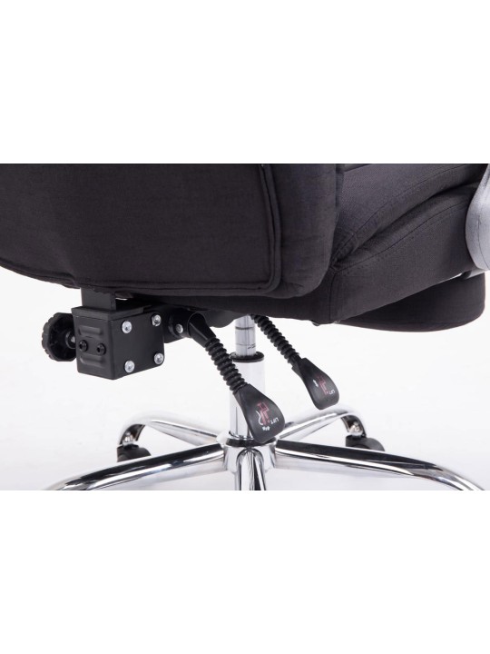 XL-työtuoli Troy kangas, musta