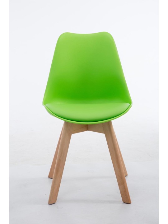 Vierailutuoli Borneo V2 Natura keinonahkaa, vihreä