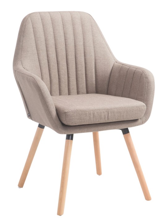 Tuoli Florian kangas Natura, taupe