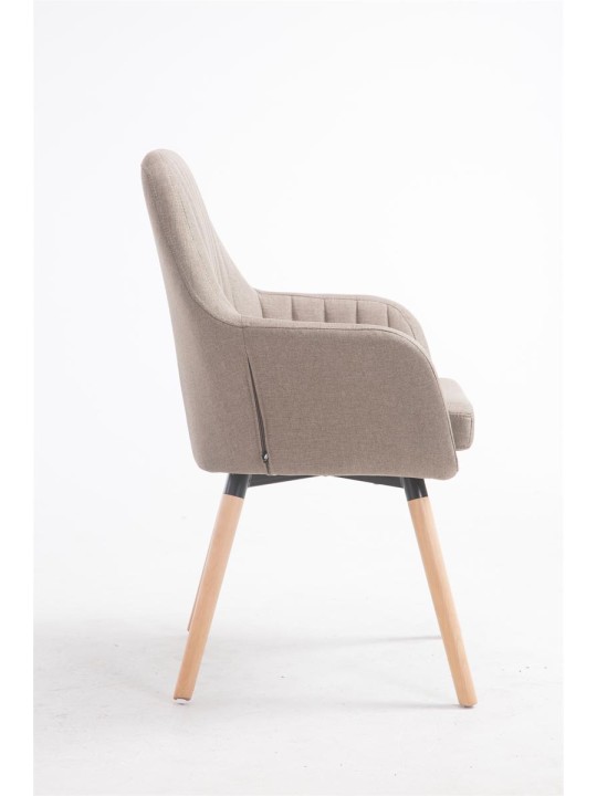 Tuoli Florian kangas Natura, taupe