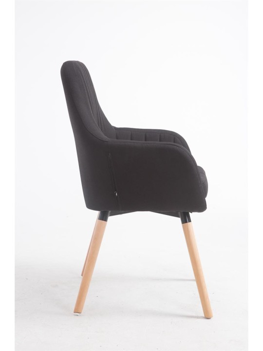 Tuoli Florian kangas Natura, musta