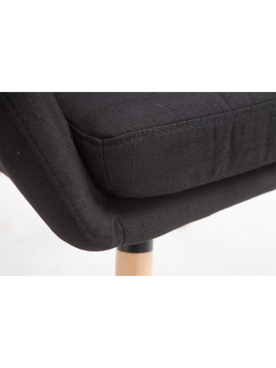 Tuoli Florian kangas Natura, musta