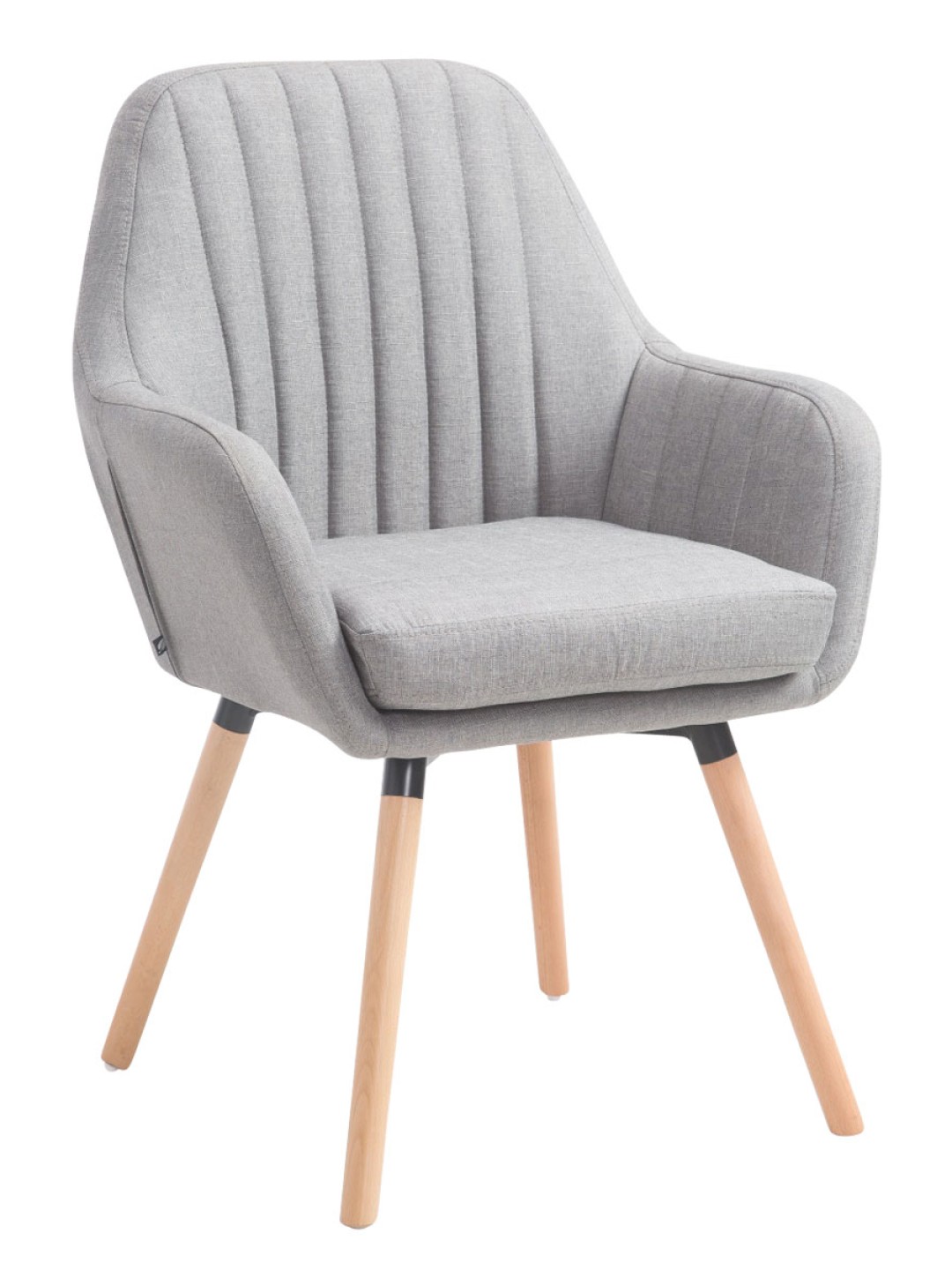 Tuoli Florian kangas Natura, harmaa