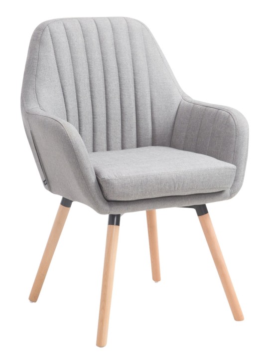 Tuoli Florian kangas Natura, harmaa