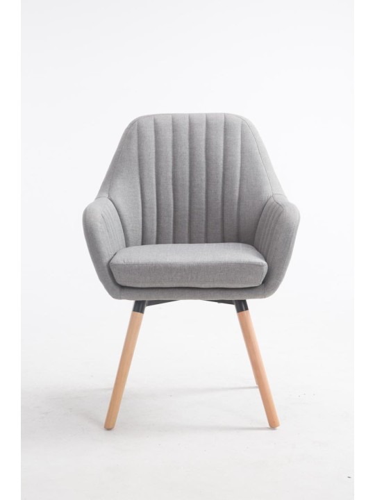 Tuoli Florian kangas Natura, harmaa