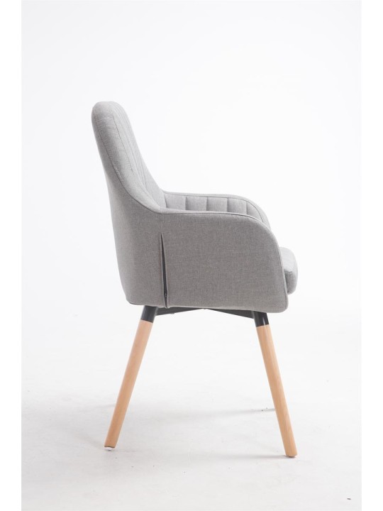 Tuoli Florian kangas Natura, harmaa