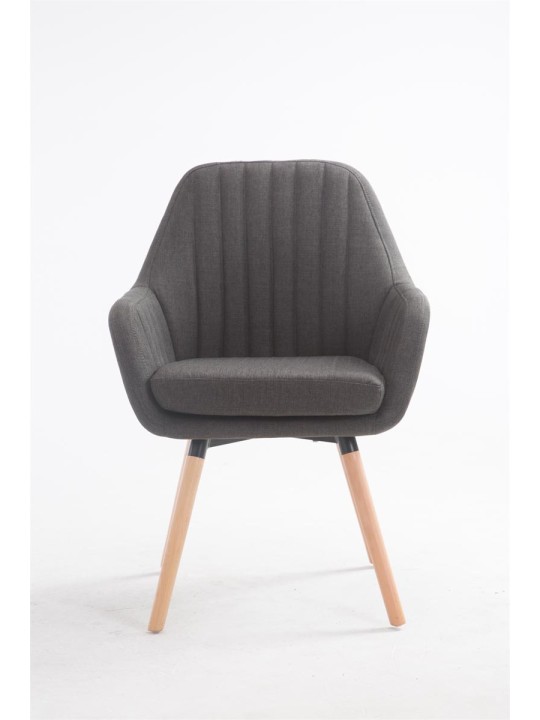 Tuoli Florian kangas Natura, tummanharmaa