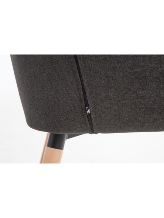 Tuoli Florian kangas Natura, tummanharmaa
