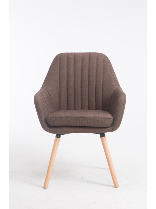 Tuoli Florian kangas Natura, ruskea