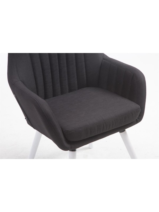 Tuoli Florian kangasta, musta