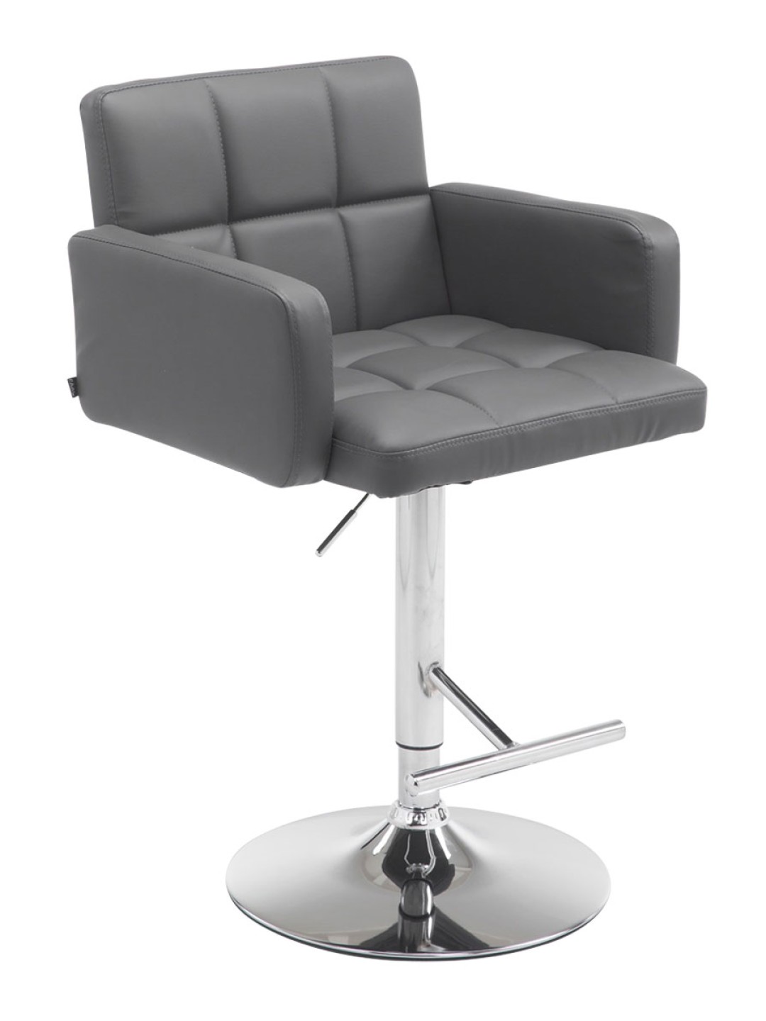 Baarijakkara Los Angeles keinonahka C, harmaa